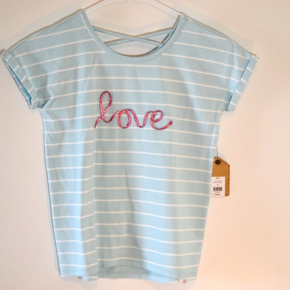 "Love" ribbon t-shirt - NWT